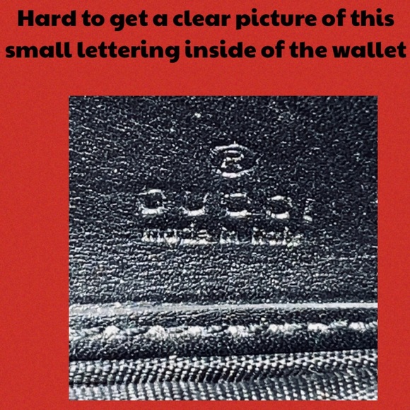 Gucci GG Marmont Continental Leather Wallet Goldtone Metal MSRP$850.00 Good Cond - Picture 16 of 16